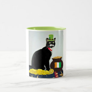 Lucky Irish Lucy Two-Tone Coffee Mug