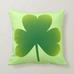 Lucky Irish Shamrock Cushion
