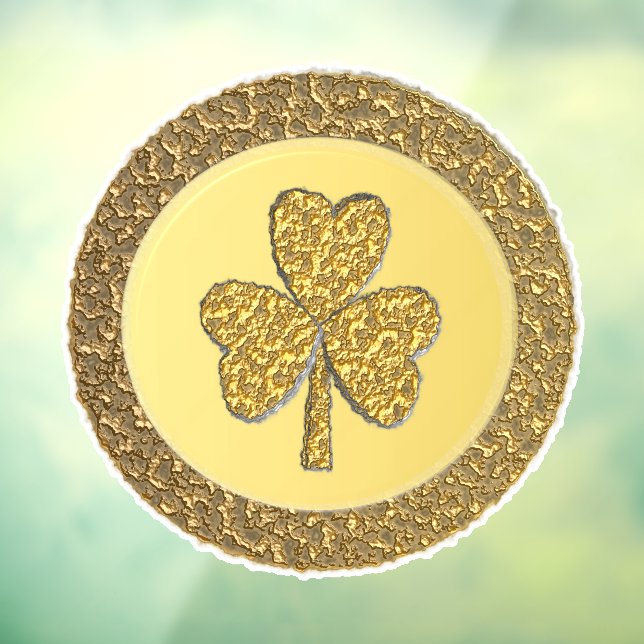 Lucky Irish Shamrock Gold Coin (Sheet 3)
