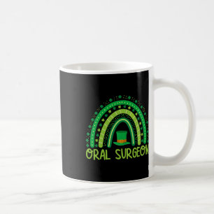 Lucky Irish Shamrock Rainbow Paddy's Day Oral Surg Coffee Mug