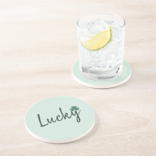 Lucky Irish Shamrock St Patricks Day    Coaster