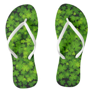 Lucky Irish Shamrocks Thongs