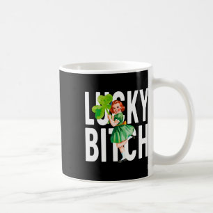 Lucky Irish St Patrick's Day Funny Quotes Women  Coffee Mug