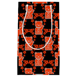 Lucky Japanese Maneki-neko Small Gift Bag