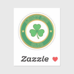 Lucky Kid Club Official Member Badge St Patrick