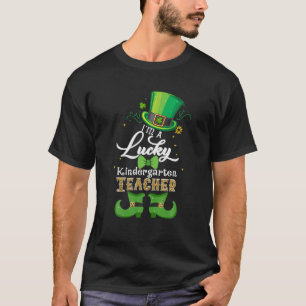 Lucky Kindergarten Happy St Patricks Day Leprechau T-Shirt