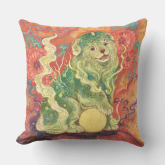 Lucky Komainu: Guardian of Yuzen Dreams (A) Cushion