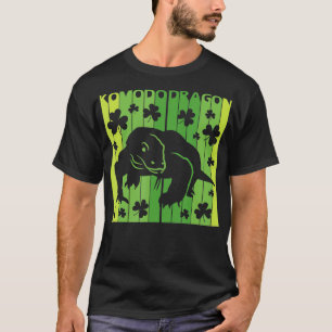 Lucky Komodo Dragon Animal St Patricks Day Irish  T-Shirt