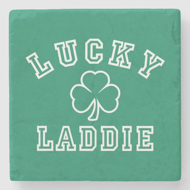 Lucky Laddie Stone Coaster (Front)