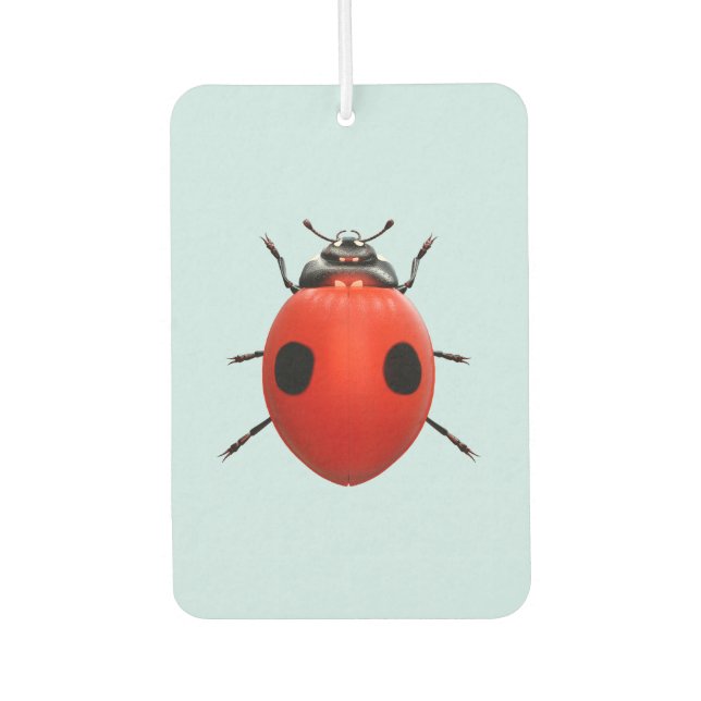 Lucky Ladybug Car Air Freshener (Front)