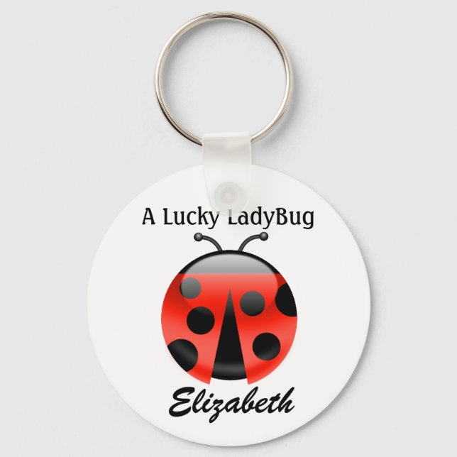 Lucky Ladybug Keychain - SRF (Front)