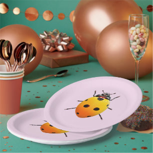 Lucky Ladybug Paper Plate