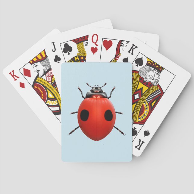 Lucky Ladybug Playing Cards (Back)