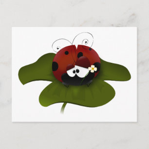 Lucky Ladybug Postcard
