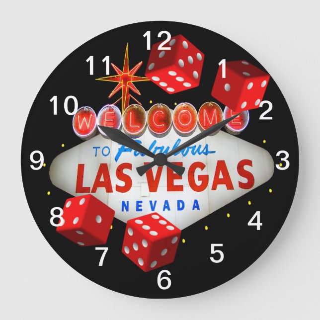 Lucky Las Vegas Clock (Front)