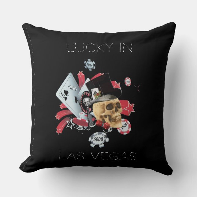 Lucky Las Vegas gambling casino Cushion (Front)