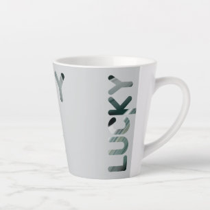 LUCKY Latte Mug Abstract Trend Interior Green