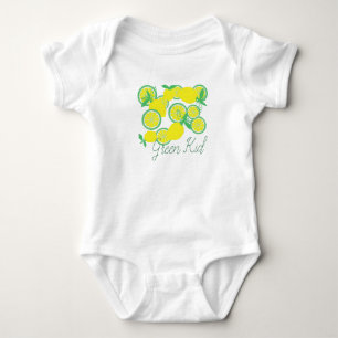 Lucky Lemons Green Kid Baby Toddler Bodysuit