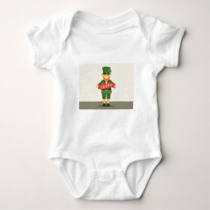 lucky leprechaun baby bodysuit