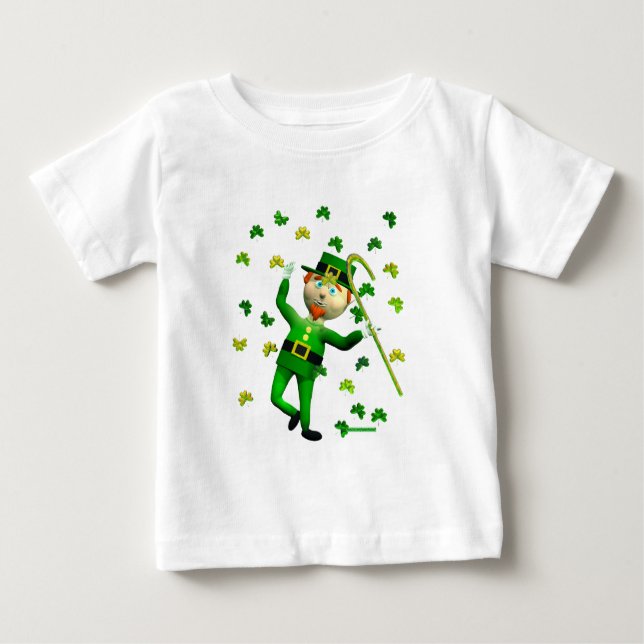 Lucky Leprechaun Dance Baby T-Shirt (Front)