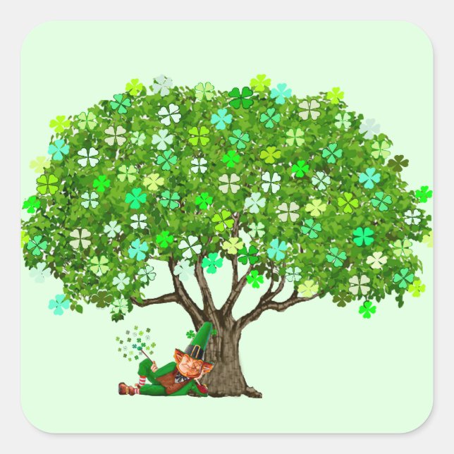 Lucky Leprechaun Envelope Seals (Front)