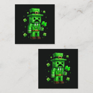 Lucky Leprechaun Funny St Patrick's Day Video Game Loyalty Card