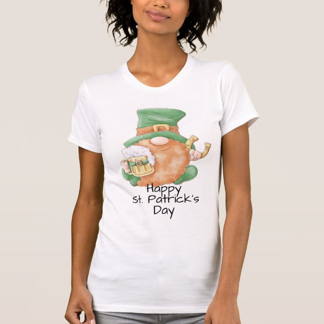 Lucky Leprechaun Gnome T-Shirt (Front)