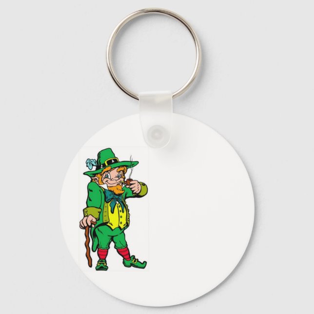 Lucky Leprechaun Key Ring (Front)