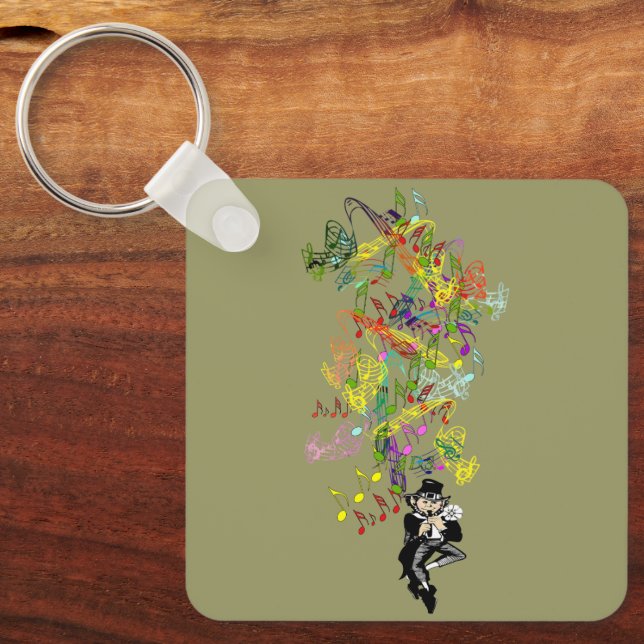 Lucky Leprechaun Key Ring (Front)
