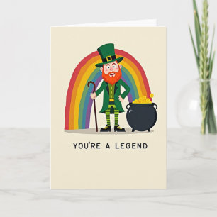 Lucky Leprechaun Legend Card