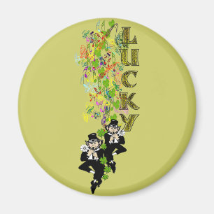 Lucky Leprechaun Magnet