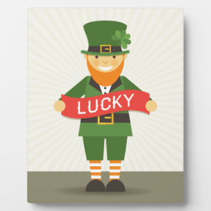 lucky leprechaun plaque