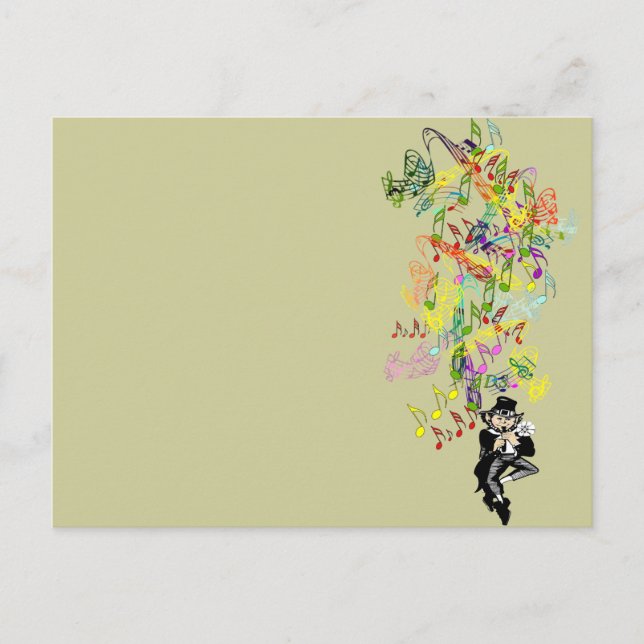 Lucky Leprechaun Postcard (Front)