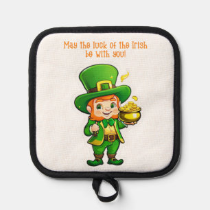 Lucky Leprechaun’s Treasure Pot Holder