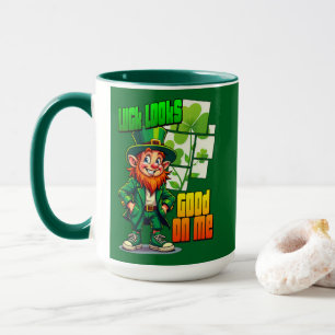 Lucky Leprechaun St Patrick’s Day Shirt – caneca Mug