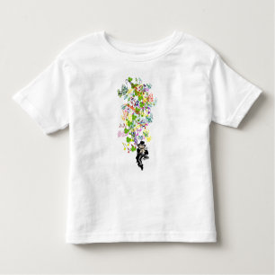Lucky Leprechaun With Shamrocks Toddler T-Shirt