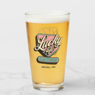 Lucky Life Las Vegas Nevada Glass