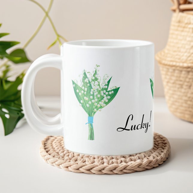 Lucky Lily of the Valley  Large Coffee Mug (Creator Uploaded)