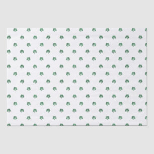 Lucky Little Four Leaf Clovers Saint Patricks Day Tissue Paper