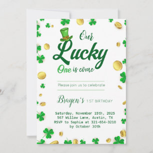 Lucky Little One – St. Patrick’s Day Baby Shower Invitation