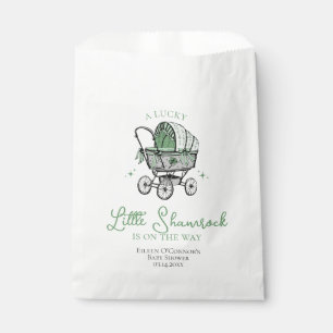 Lucky Little Shamrock St Patricks Baby Shower Favour Bag