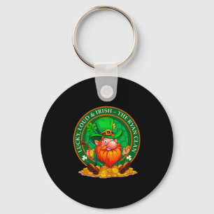 Lucky, Loud & Irish – The Ryan Clan St Patrick Key Ring
