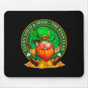 Lucky, Loud & Irish – The Ryan Clan St Patrick Mouse Pad