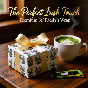 Lucky Love Gnome St. Patrick's Day  Tissue Paper