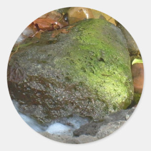 LUCKY LOVE HEART CLASSIC ROUND STICKER