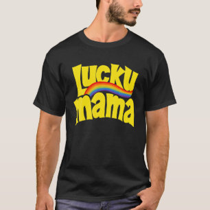 Lucky Mama Rainbow St Patrick's Day Matching Outfi T-Shirt