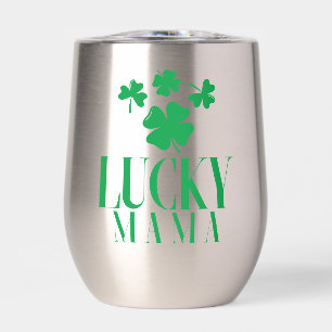 Lucky Mama Stemless Wine Tumbler