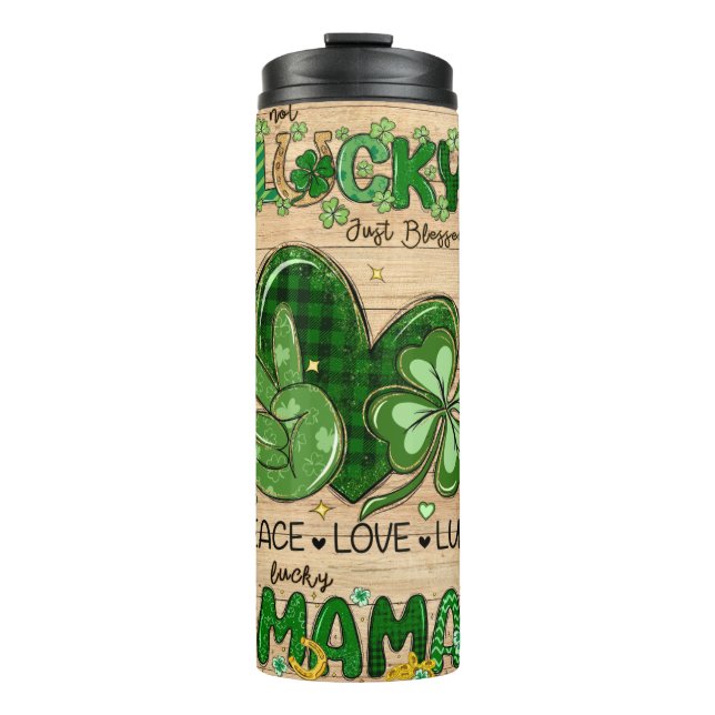 Lucky Mama Thermal Tumbler (Front)