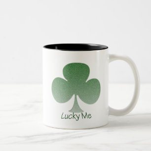 Lucky Me Two-Tone Coffee Mug