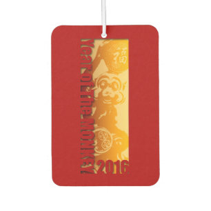 Lucky Monkey Chinese New Year 2016 Air Freshener